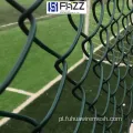 PVC powlekane ocynkowane stalowe ogrodzenie łańcucha drutu